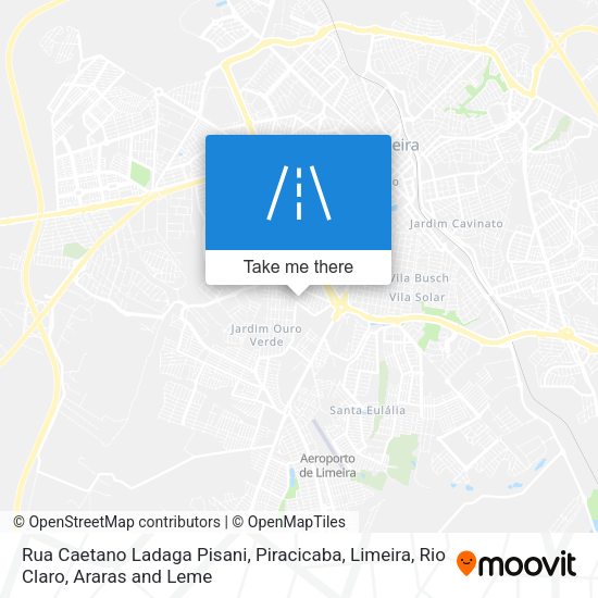 Rua Caetano Ladaga Pisani map