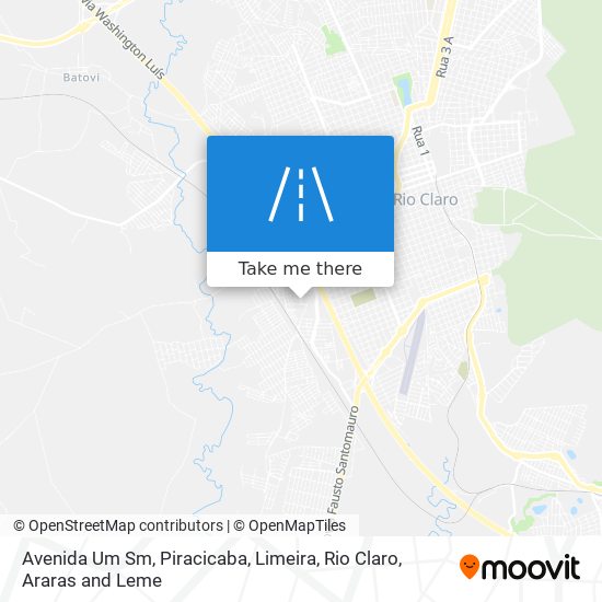 Mapa Avenida Um Sm