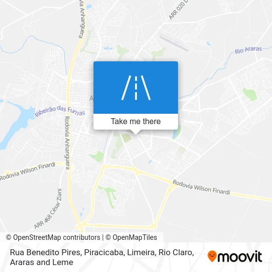 Rua Benedito Pires map