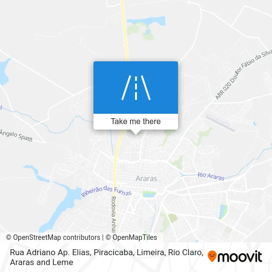 Rua Adriano Ap. Elias map