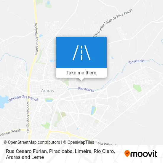 Rua Cesaro Furlan map