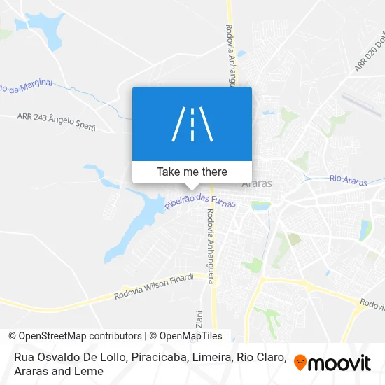 Rua Osvaldo De Lollo map