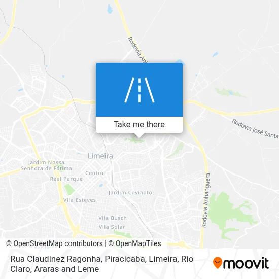 Rua Claudinez Ragonha map