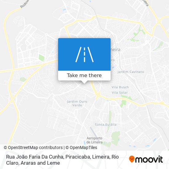 Rua João Faria Da Cunha map