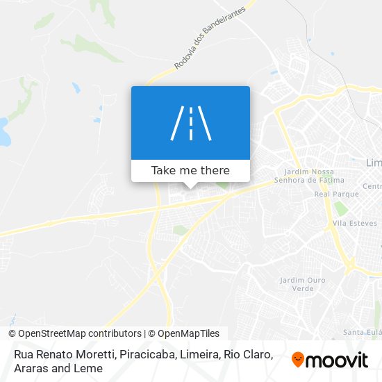 Rua Renato Moretti map