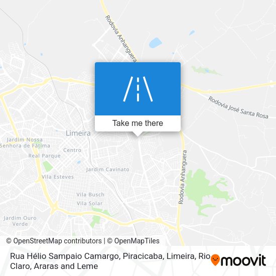 Rua Hélio Sampaio Camargo map
