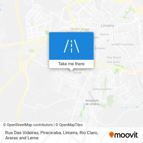 Rua Das Videiras map