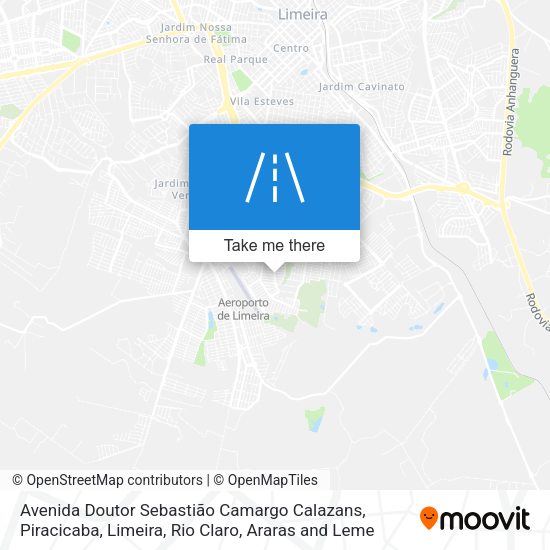 Avenida Doutor Sebastião Camargo Calazans map