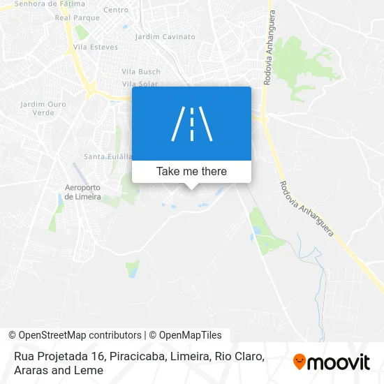 Rua Projetada 16 map