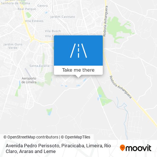 Mapa Avenida Pedro Perissoto