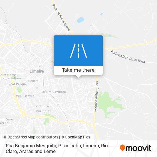 Rua Benjamin Mesquita map