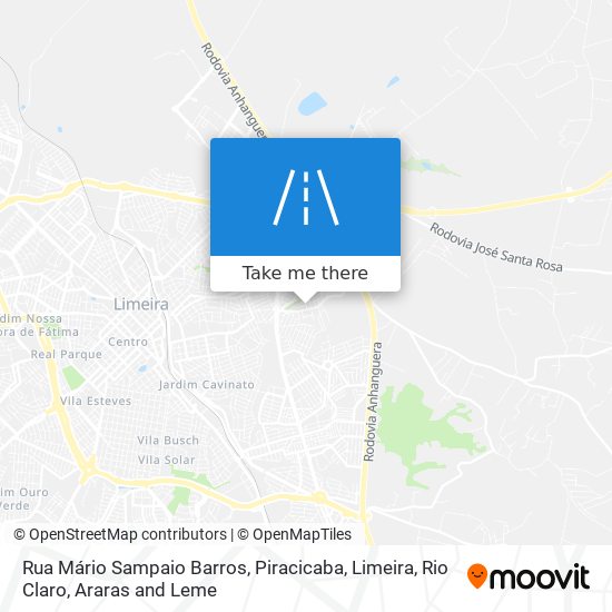 Rua Mário Sampaio Barros map