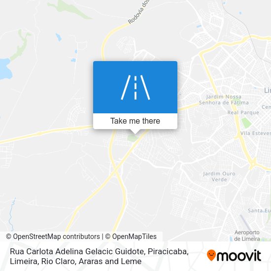 Rua Carlota Adelina Gelacic Guidote map