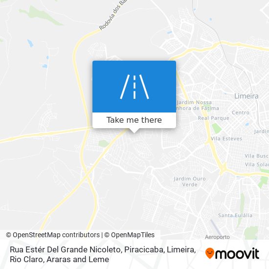 Rua Estér Del Grande Nicoleto map