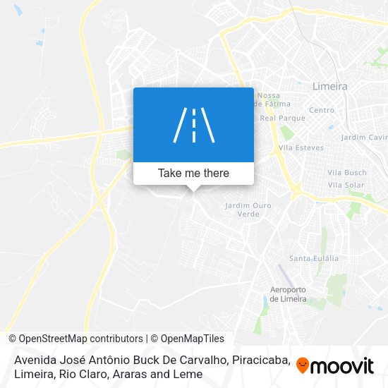 Avenida José Antônio Buck De Carvalho map