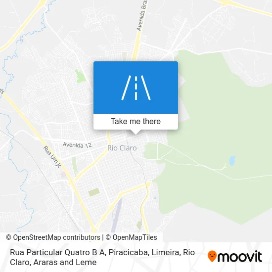 Rua Particular Quatro B A map