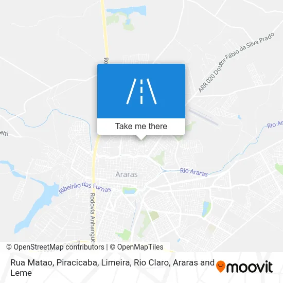 Rua Matao map