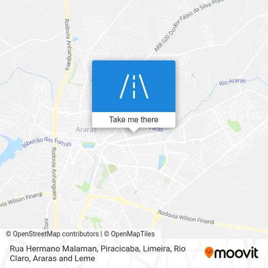 Rua Hermano Malaman map