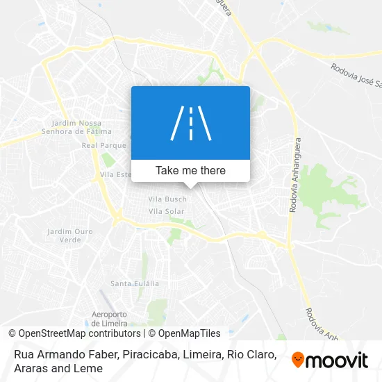 Rua Armando Faber map