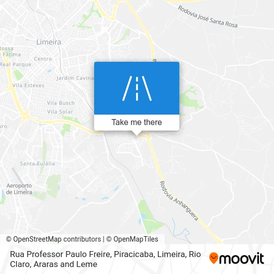 Rua Professor Paulo Freire map