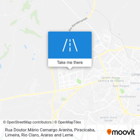 Rua Doutor Mário Camargo Aranha map