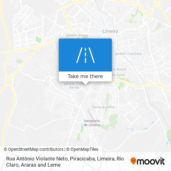 Rua Antônio Violante Neto map