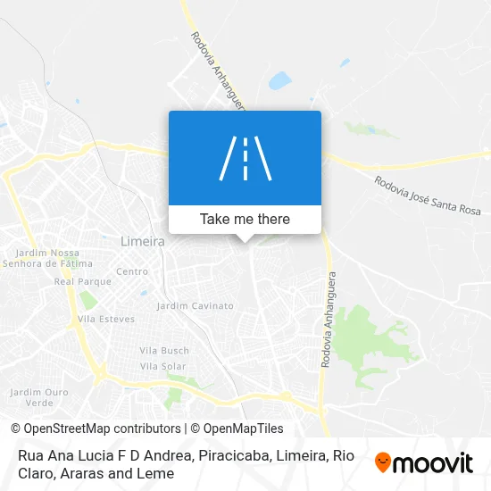 Rua Ana Lucia F D Andrea map