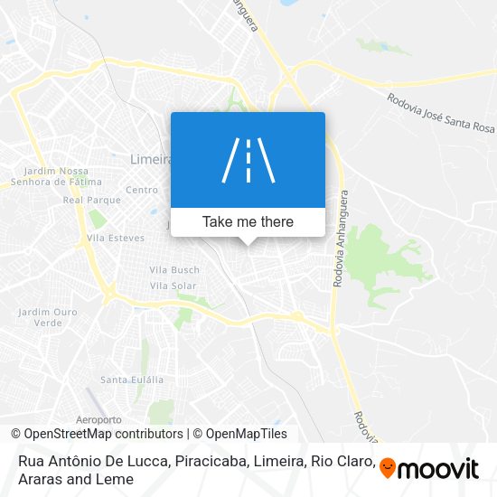 Rua Antônio De Lucca map