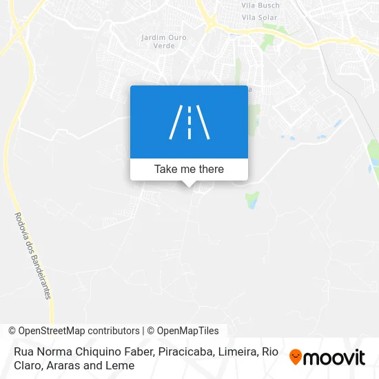 Rua Norma Chiquino Faber map