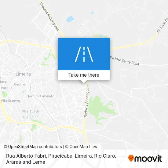 Rua Alberto Fabri map