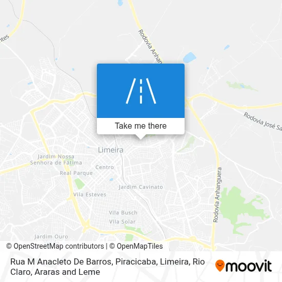 Rua M Anacleto De Barros map
