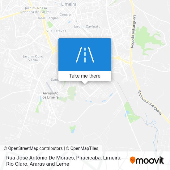 Rua José Antônio De Moraes map