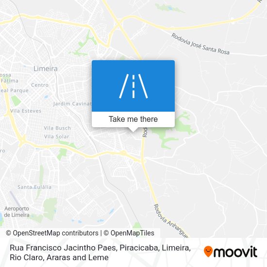 Rua Francisco Jacintho Paes map