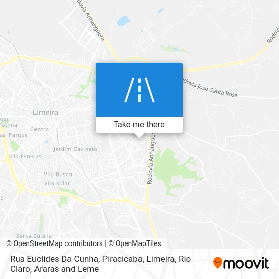 Rua Euclides Da Cunha map