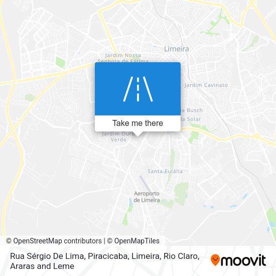 Rua Sérgio De Lima map