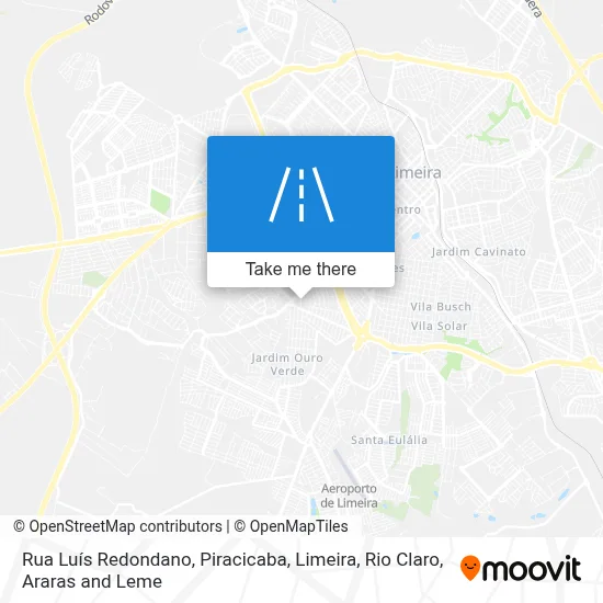 Rua Luís Redondano map