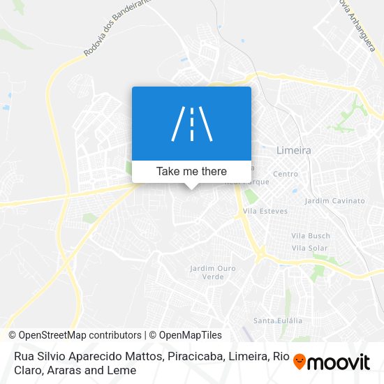Rua Silvio Aparecido Mattos map