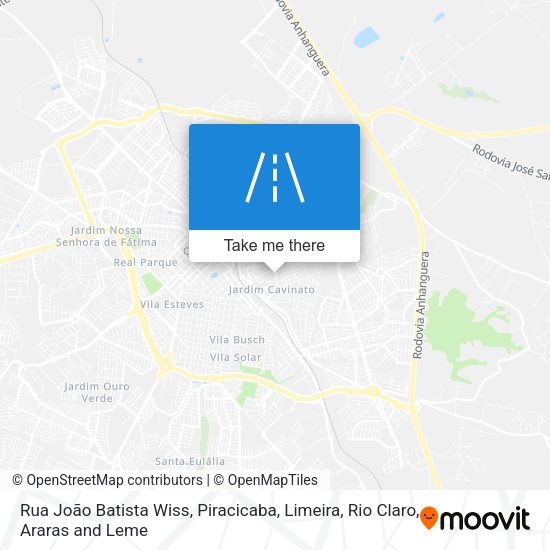 Rua João Batista Wiss map