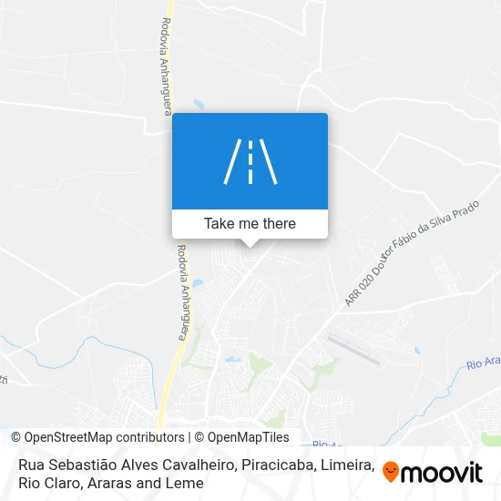 Rua Sebastião Alves Cavalheiro map