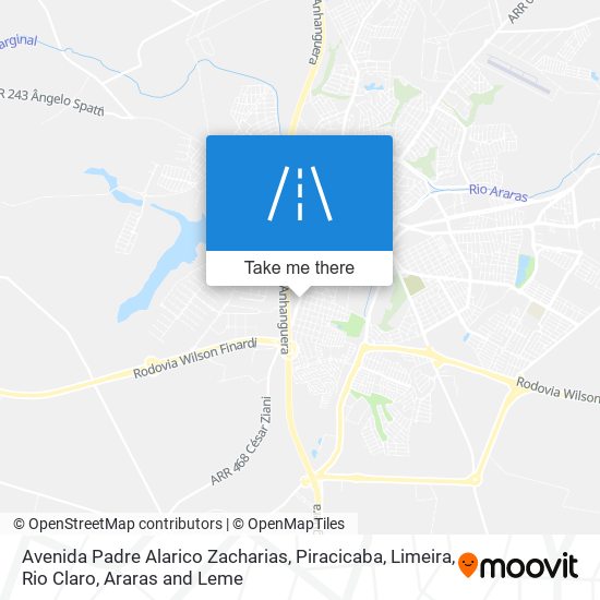 Avenida Padre Alarico Zacharias map