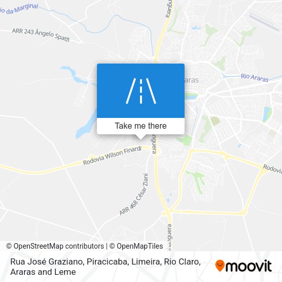 Rua José Graziano map