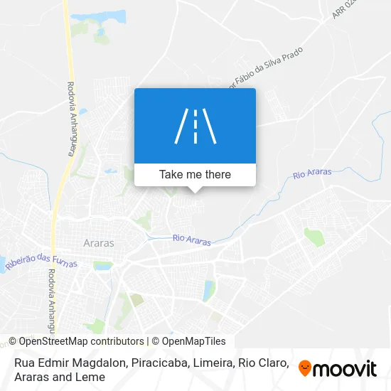 Rua Edmir Magdalon map