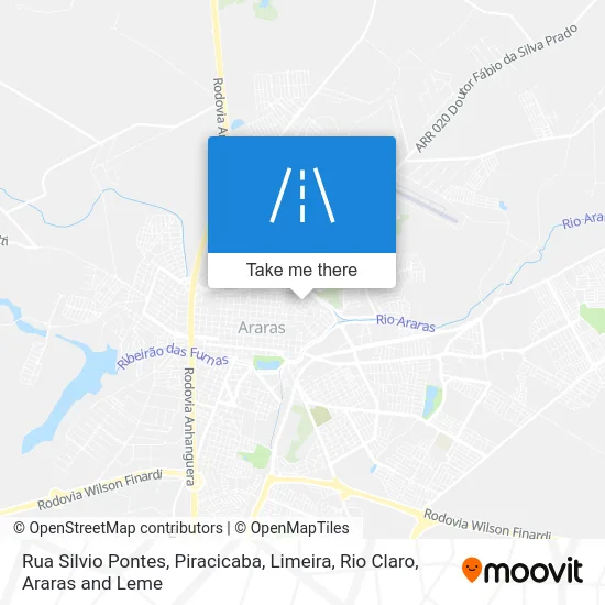 Rua Silvio Pontes map
