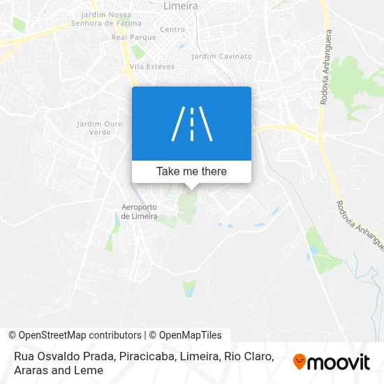 Rua Osvaldo Prada map