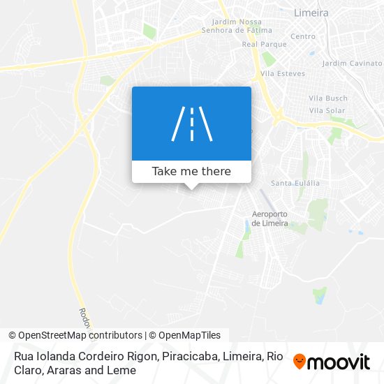 Mapa Rua Iolanda Cordeiro Rigon