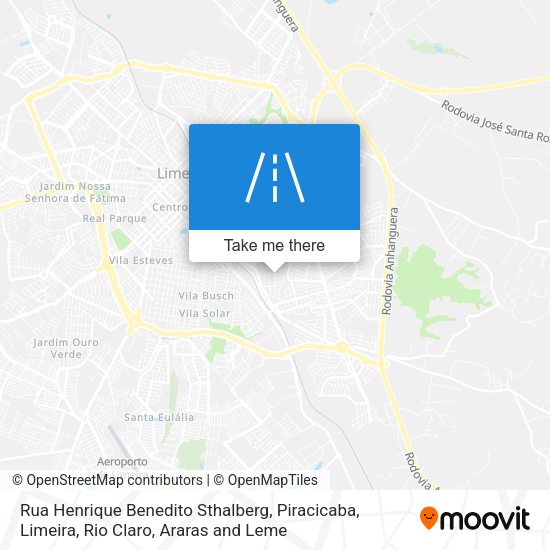 Rua Henrique Benedito Sthalberg map