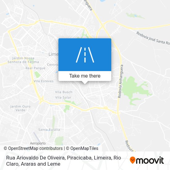 Rua Ariovaldo De Oliveira map