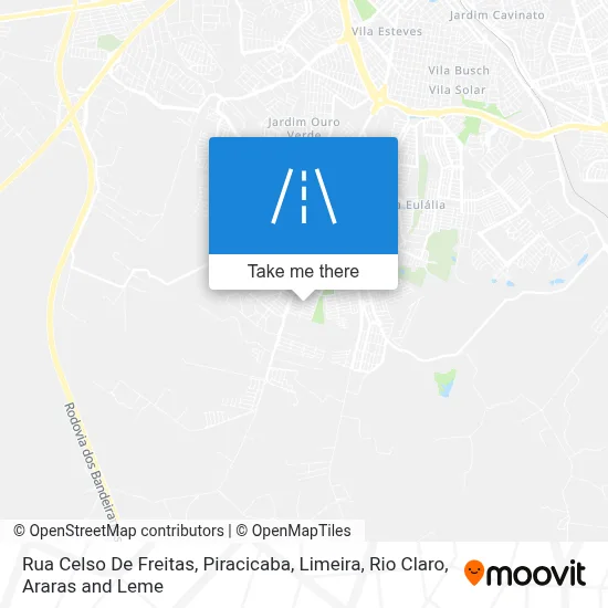 Rua Celso De Freitas map