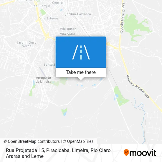 Rua Projetada 15 map