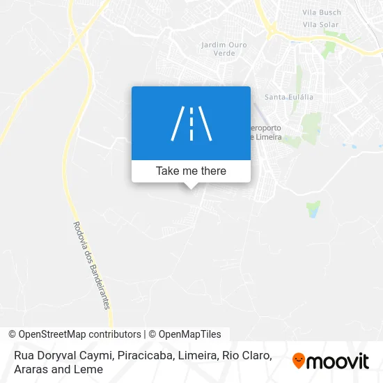 Rua Doryval Caymi map